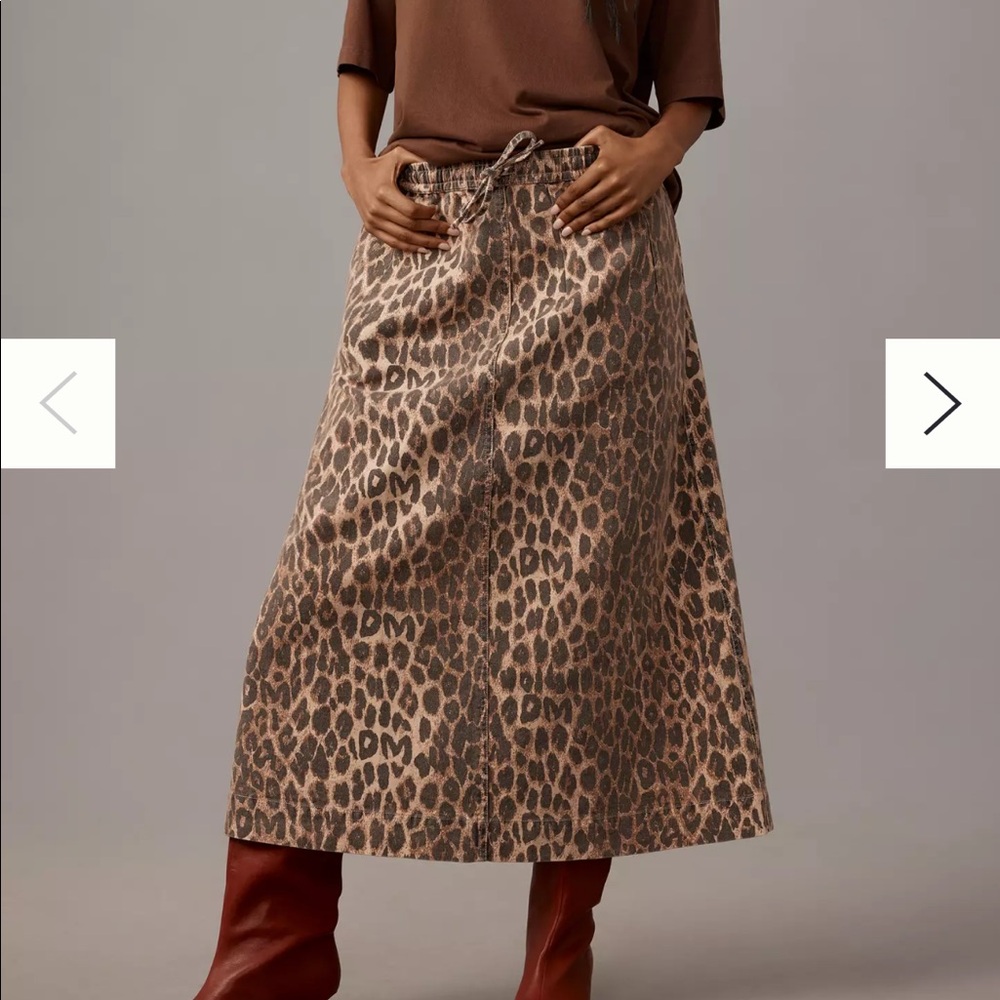 Damson Madder leopard Rafe Skirt